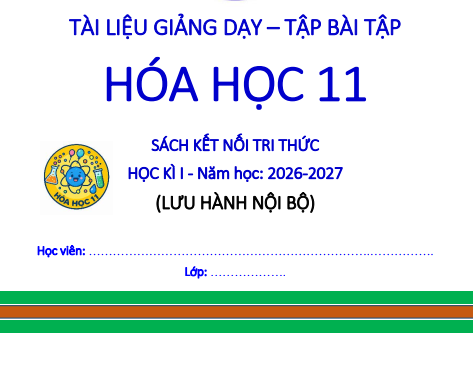 BÀI TẬP HOÁ HỌC 11